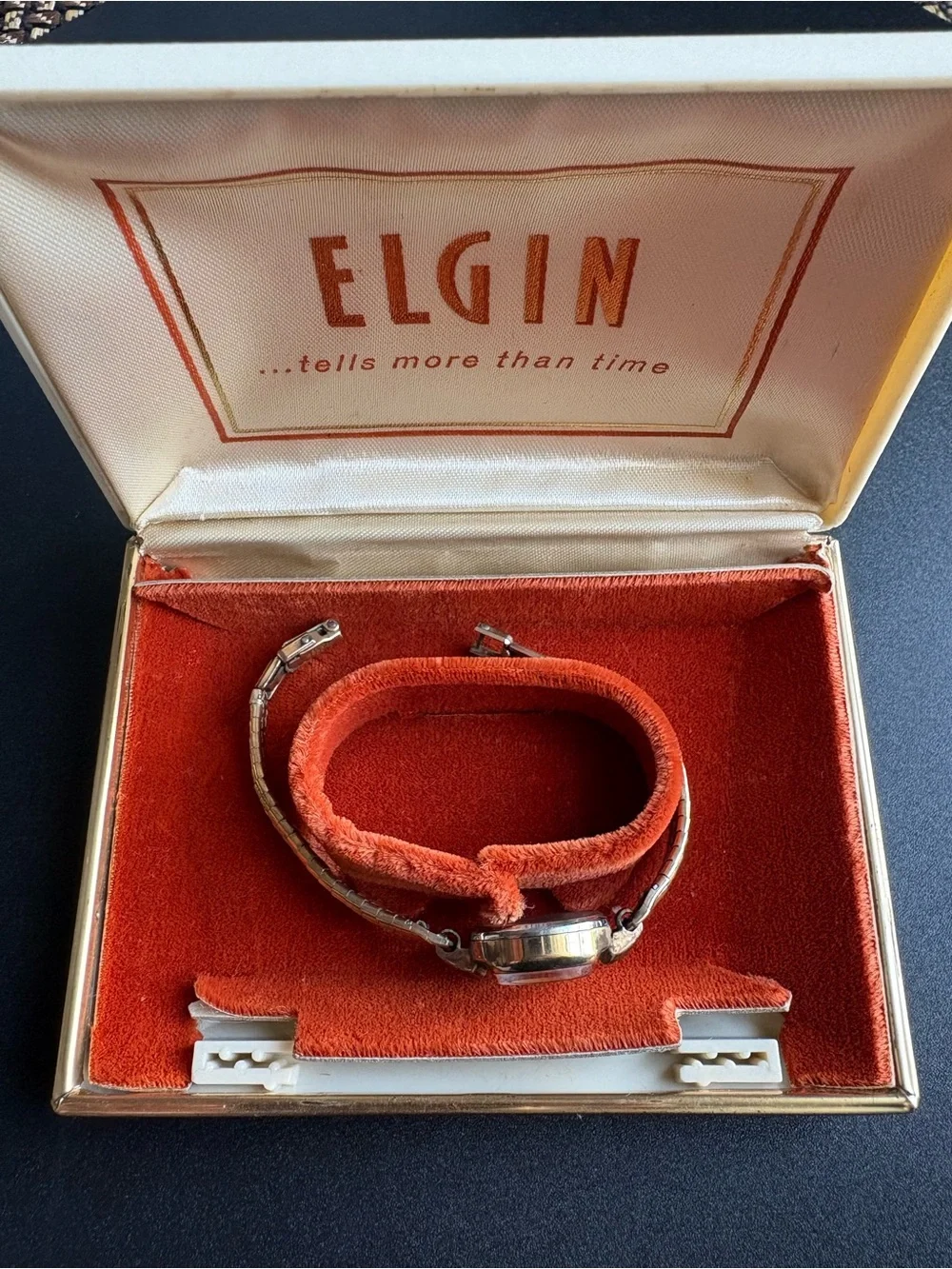Elgin women’s vintage gold plated dainty wristwatch